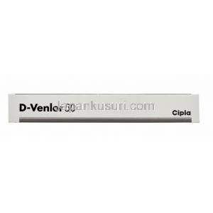 D-ベンラー 50,デスベンラファキシン E.R 50mg 30錠 箱 側面